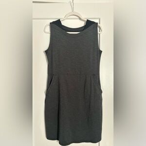Columbia Chic Sleeveless Charcoal Dress
